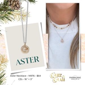 Park Lane *Retired* Aster Gold and Silver Necklace